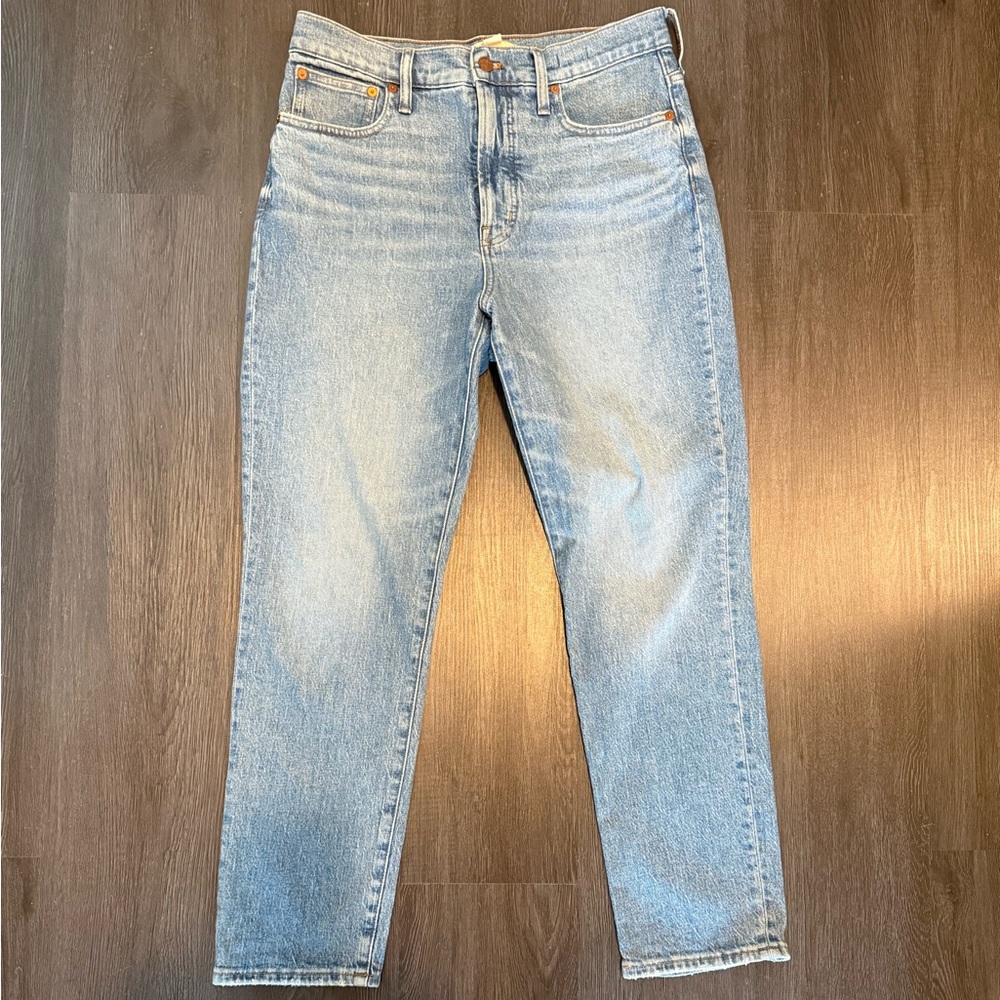 Madewell Blue Straight Jeans Classic Style